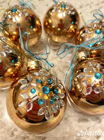 Дизайнерские,новые елочные шары (игрушки)