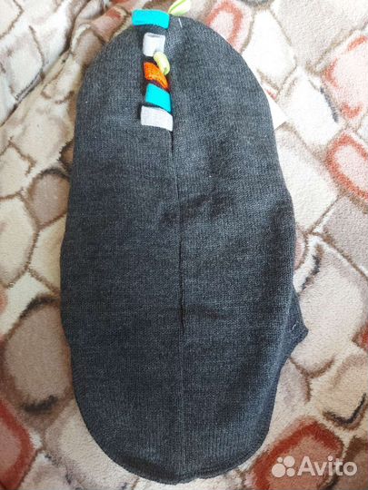 Шапка-шлем новая для мальчика crockid зимняя 46-48