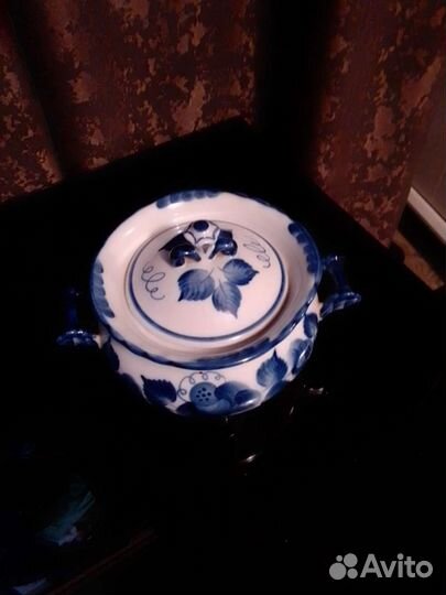 Гжель сахарница