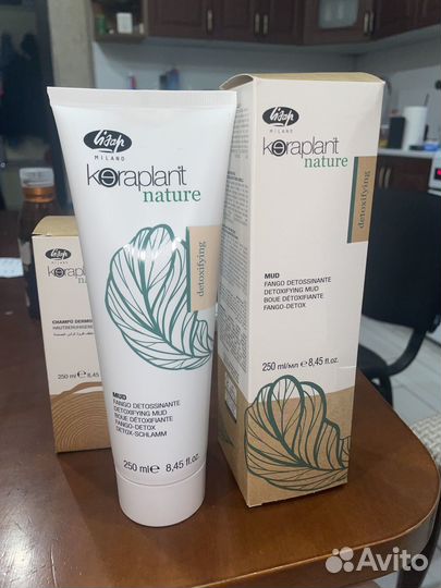 Keraplant детокс маска с зел. глиной. Италия