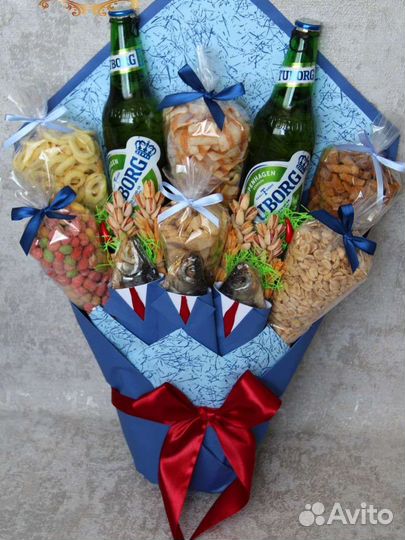 Букет мужчине. Съедобный подарок