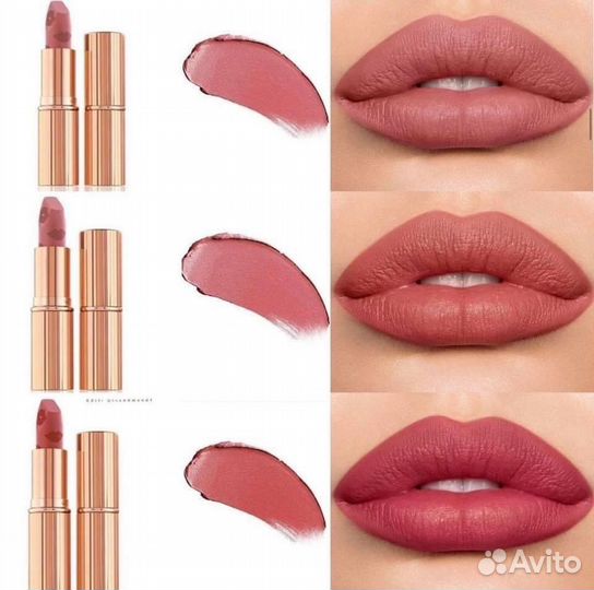 Набор помад Charlotte Tilbury iconic mini trio