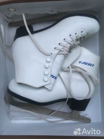 Фигурные коньки белые Joerex 35 размер Без Торга
