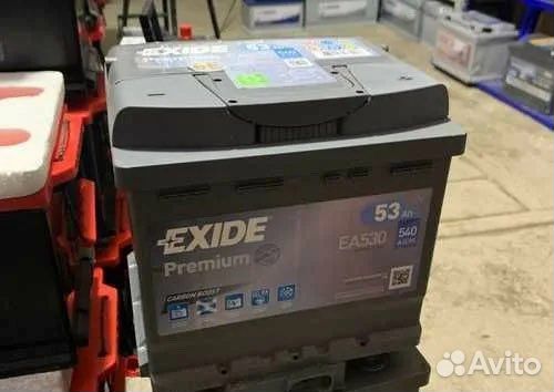 Аккумулятор exide Premium 53а/ч 540А(кубик)