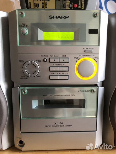 Sharp XL-30W муз. центр в отличном состоянии с д.у
