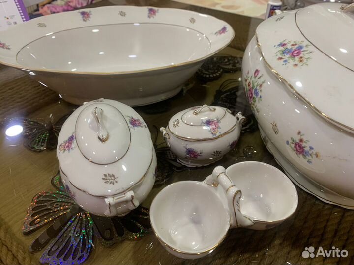 Предметы столового сервиза Коростень (СССР)