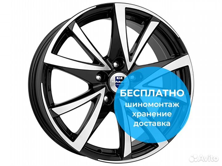R15 4x100 6,5J ET45 D67,1 K&K Игуана алмаз черный