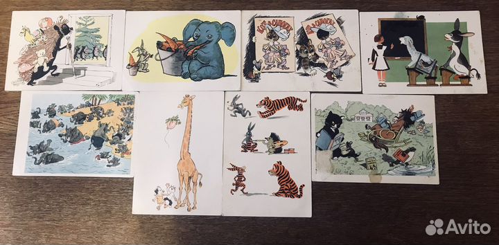 Наборы детских открыток СССР