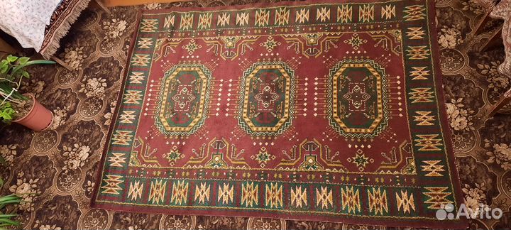 Ковёр шерстяной б/у