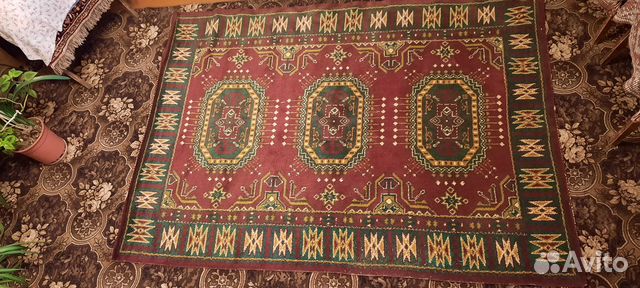 Ковёр шерстяной б/у