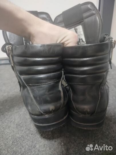 Rick owens geobasket triple black