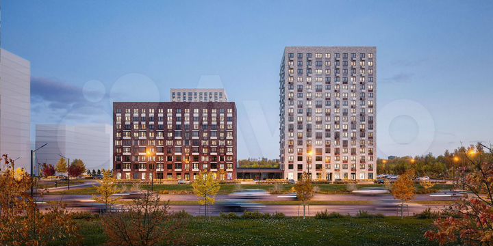 1-к. квартира, 34,3 м², 3/16 эт.