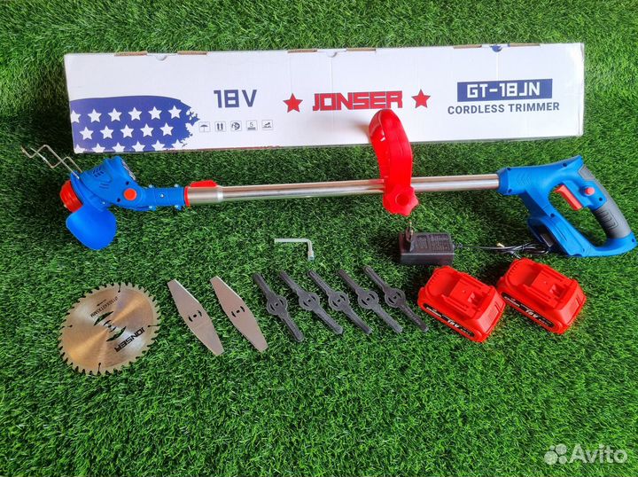 Триммер Аккумуляторный jonser 18 V