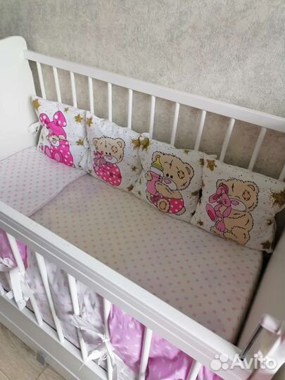 Бортики в детскую кроватку