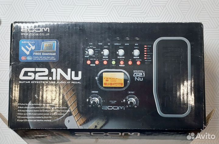 Гитарный процессор zoom g2. 1nu