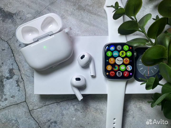 Комплект AirPods 3 + Apple Watch 9