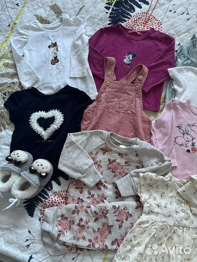 Пакет вещей для девочки 68