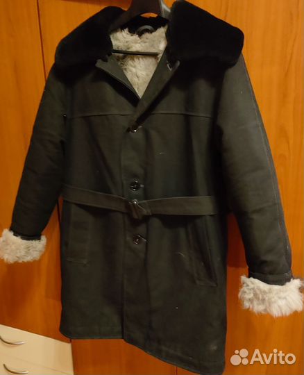 Тулуп крытый из овчины