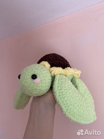 Мягкая игрушка черепашка ручной работы
