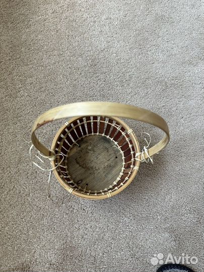 Корзина плетеная декор