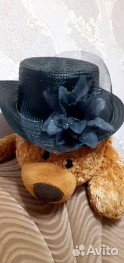 Шляпа женская черная
