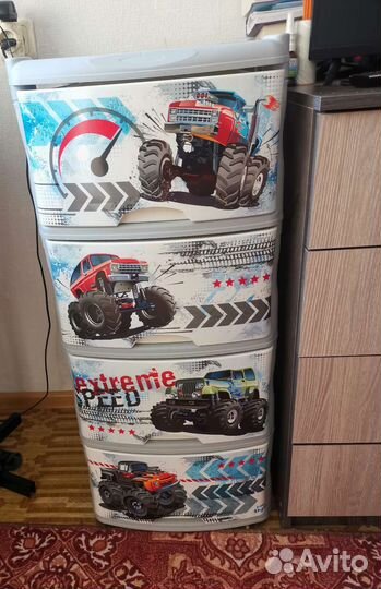 Комод детский пластиковый