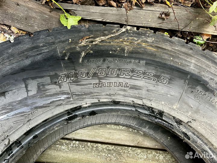 Bridgestone M729 315/80 R22,5 ведущая шина
