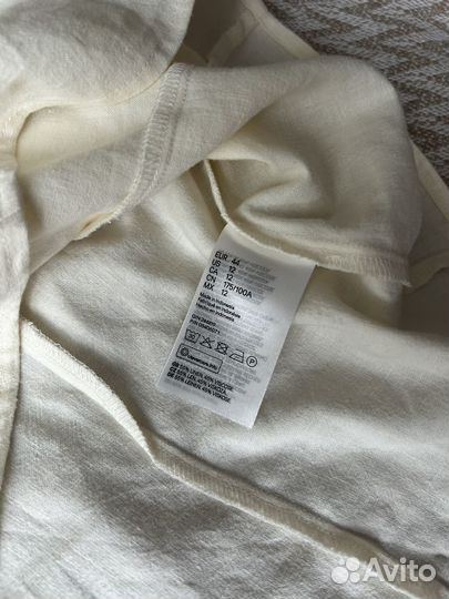 Топ блузка лен hm eu 44
