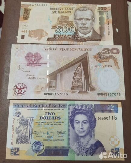 Банкноты разных стран