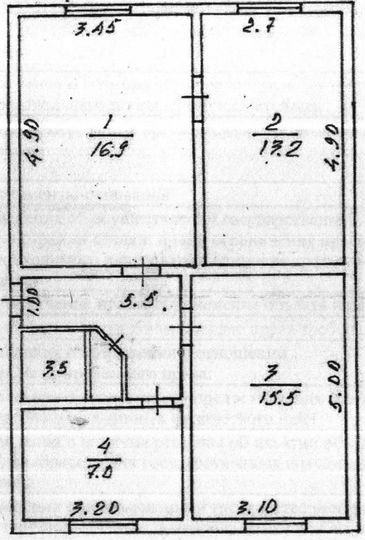 4-к. квартира, 61,6 м², 1/5 эт.