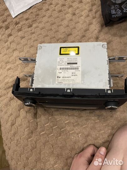 Штатная магнитола на toyota corolla 150