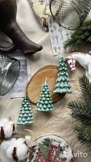 Форма для свечей ель