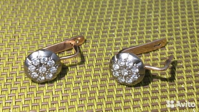 Серьги с бриллиантами СССР