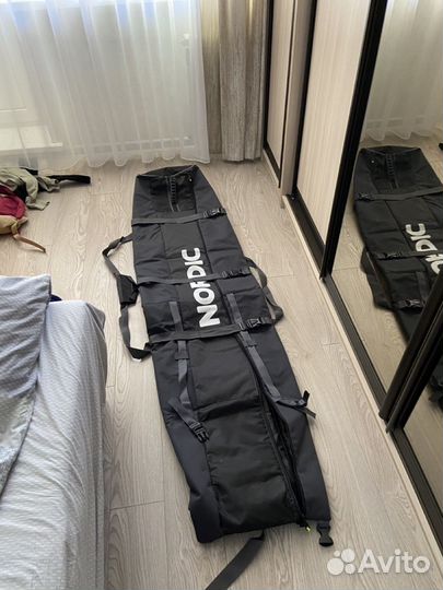 Чехол на колёсах для лыж и сноубордов Nordic 180см