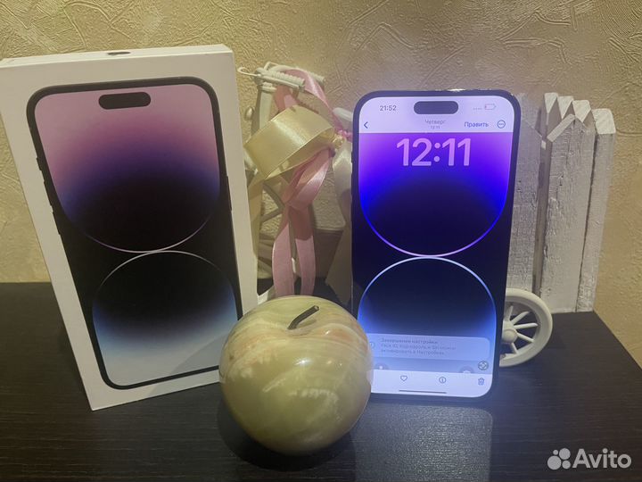 iPhone 14 pro MAX Deep Purple Идеал Ростест 128 гб