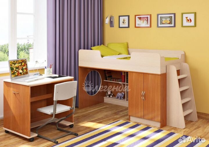 Кровать чердак