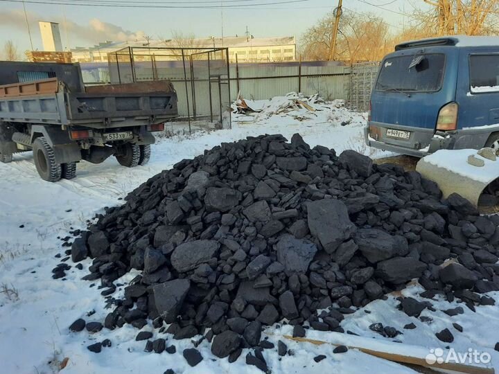 Уголь татаур, тигнинский, комок семечка орех