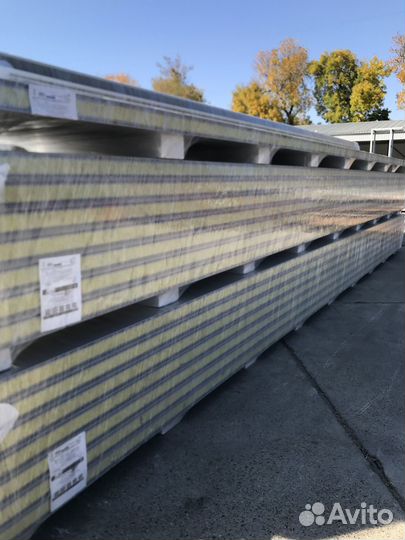 Сендвич панели минвата 50мм