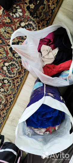 Детские вещи в пакете