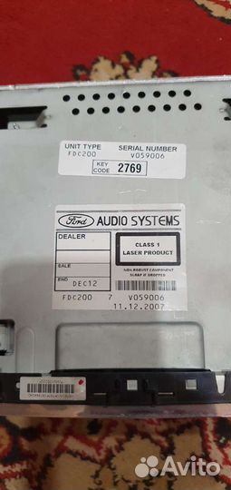 Автомагнитола ford focus 2, ford Mondeo 4