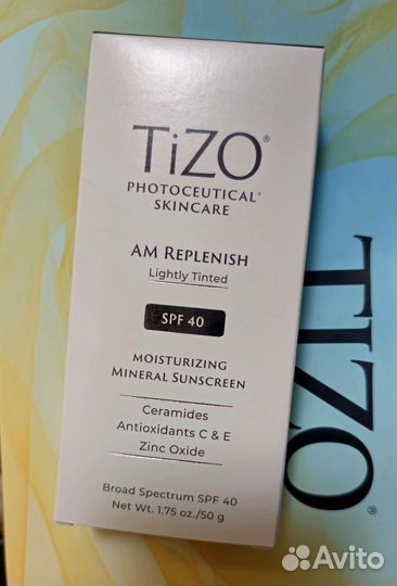 Питательный крем AM Replenish Tizo spf-40