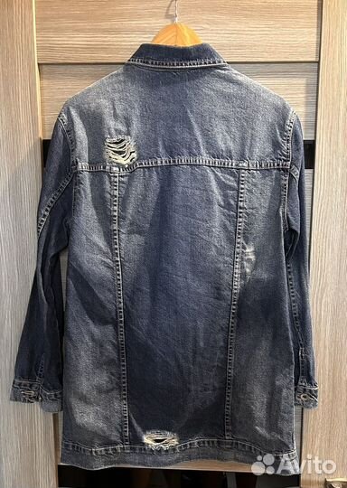 Джинсовая куртка, Удлинённая оверсайз джинсовка