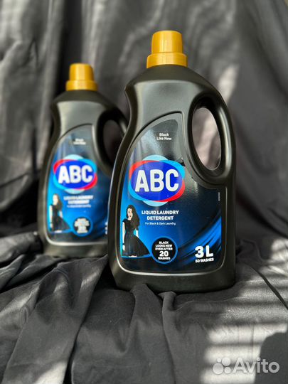 Гель для стирки 3 литра ABC для темного белья