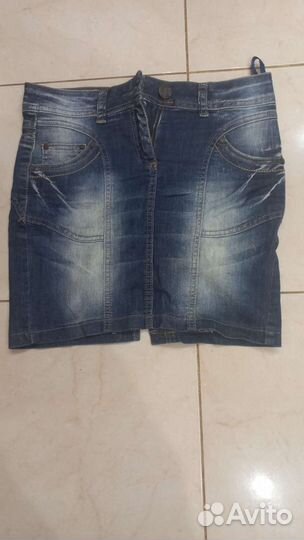 Юбка джинсовая