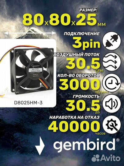 Вентилятор Zalman za1225csl (4pcs) 120mm