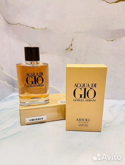 Giorgio Armani Acqua Di Gio Absolu 100 ml Парфюм