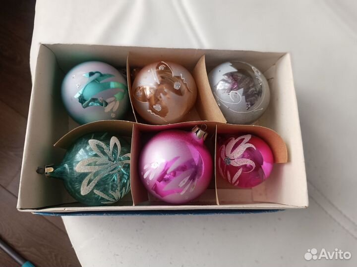 Елочные игрушки СССР одним лотом