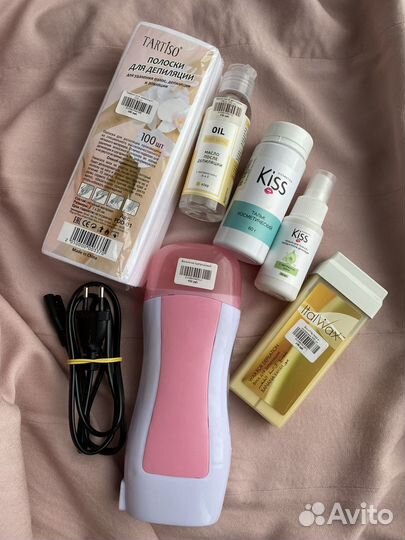 Воскоплав картриджный для депилиции, тальк, масло