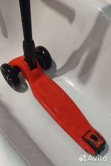 Самокат детский трехколесный складной б/у