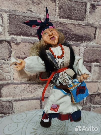 Кукла ручной работы из полимерной глины